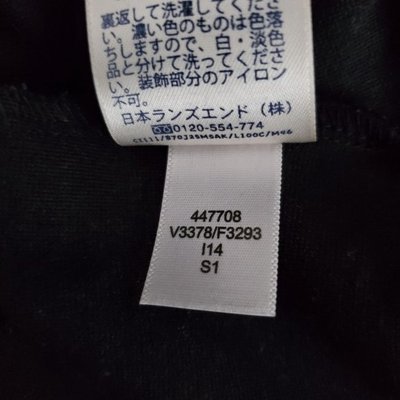 Land's End Kids Girls Black Sleeveless Sequin T-Shirt Jumper Dress Size 6X-7 - Picture 8 of 12